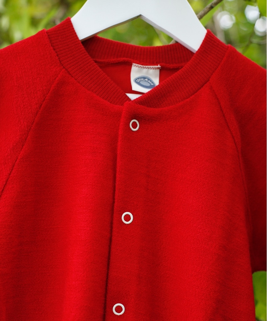 Cosilana heldrakt i økologisk ullfrotté rød