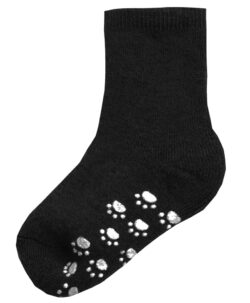 Stødige Joha basic ullfrotte sokker med antiskliknotter. Sitter fint på små aktive ben. Laget av 90%merinoull, 5% elastan og 5% polyamid. Dette er en bestselger fra Joha. Sertifiseringer: OEKO-TEX® Standard 100 & Woolmark Wool Rich Blend.