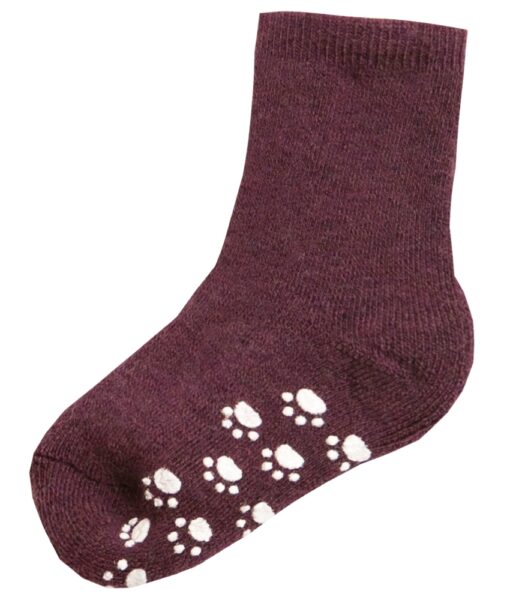 Stødige Joha basic ullfrotte sokker med antiskliknotter. Sitter fint på små aktive ben. Laget av 90%merinoull, 5% elastan og 5% polyamid. Dette er en bestselger fra Joha. Sertifiseringer: OEKO-TEX® Standard 100 & Woolmark Wool Rich Blend.