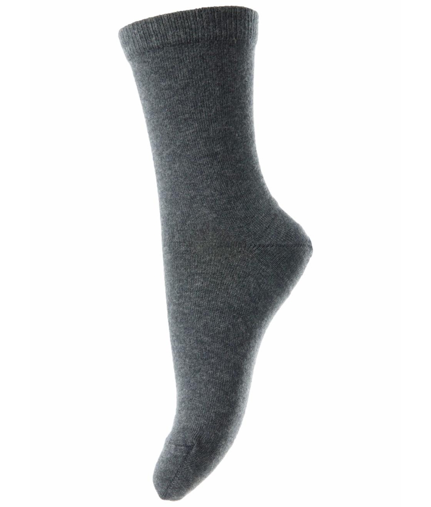 mp-denmark-basic-sokk-i-ull-bomull-dark-grey-melange-colorwool-no