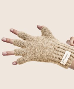 Le Bonnet gloves fingerless ull - Sand