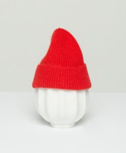 Le Petit Bonnet Beanie 1-3 år i lammeull/angora - Crimson