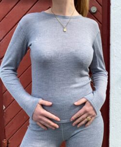 Joha basic ullgenser størrelse 110cm-170cm light grey melange