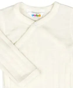 Alternative view of Joha basic ull/silke omslagsbody ribb off white