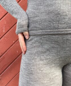 Joha basic ullongs størrelse 110cm-170cm sesame melange