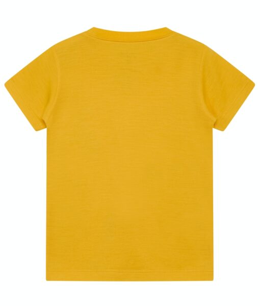ColorWool Merino basic myk ull t-skjorte smørblomst bakside