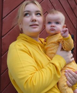 ColorWool Merino smørblomst mor og baby