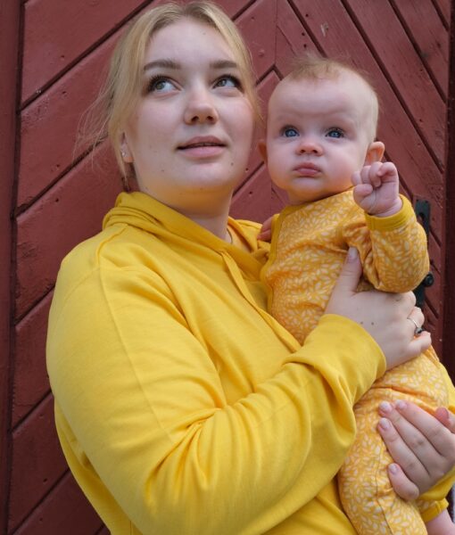ColorWool Merino smørblomst mor og baby