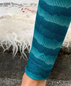 ColorWool Merino dame longs ull/bambusviskose nordlys furu nærbilde