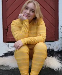 ColorWool Merino dame ullsett ull/bambusviskose nordlys smørblomst