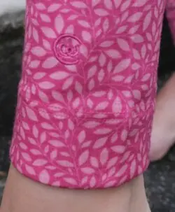 ColorWool Merino dame longs ull/bambusviskose blader bringebær nærbilde