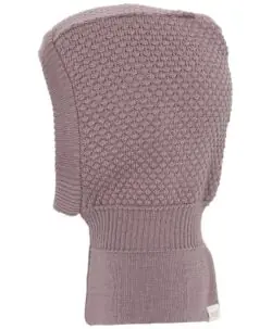 MP Denmark balaclava i ull/bomull vindstopper Mauve Shadows