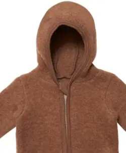 Alternative view of HUTTEliHUT MIKKIE ullfleece jakke uten ører caramel cafe