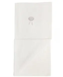 Alternative view of Lillelam pledd tynn classic hvit