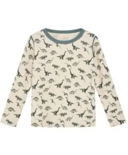 Hust&Claire genser ull/bambusviskose dinosaurer Jade Green