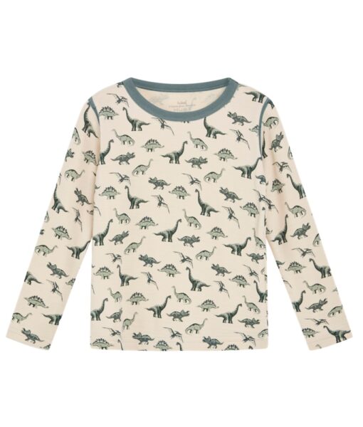 Hust&Claire genser ull/bambusviskose dinosaurer Jade Green