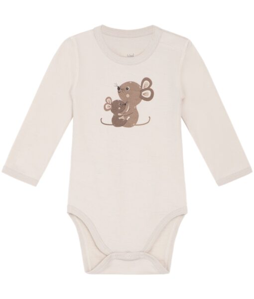 Hust&Claire body ull/bambusviskose søte mus French Oak
