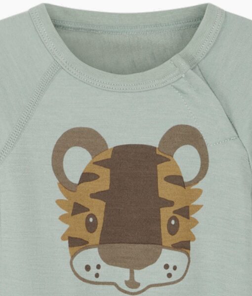 Hust&Claire body ull/bambusviskose tiger Jade Green - Image 2