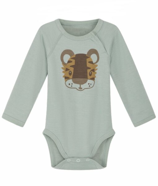 Hust&Claire body ull/bambusviskose tiger Jade Green