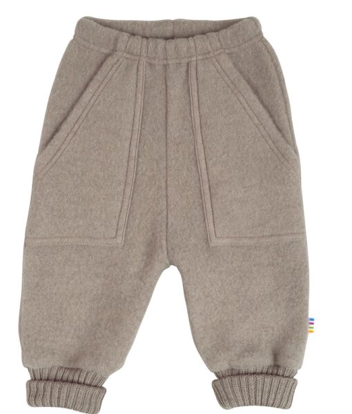 Joha basic ullfleece bukse sesame melange