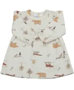 Joha ullkjole skogsdyr Light Beige