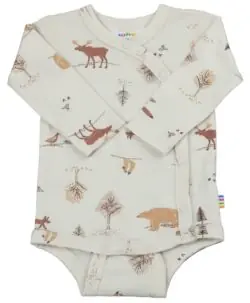 Joha omslagsbody ull skogsdyr Light Beige