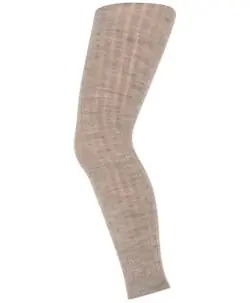 mp Denmark ulltights ribb Light Brown Melange
