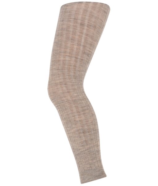 mp Denmark ulltights ribb Light Brown Melange