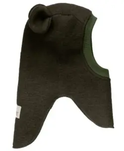 Alternative view of HUTTEliHUT balaclava i tovet ull med små ører Rosin