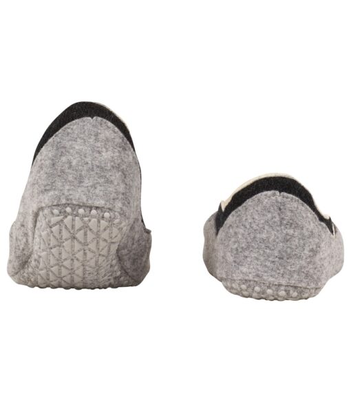 Falke Cosyshoe Women lav tøffelsokk med antiskli anthra melange - Image 2