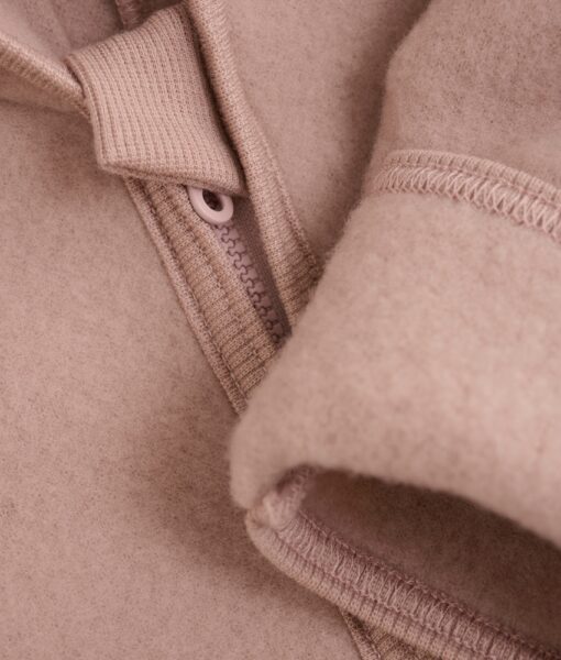 HUTTEliHUT basic ullfleecedress mini med små ører mahogany rose - Image 3