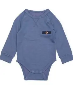 Alternative view of Vilje & Ve Bobby body ull/bambusviskose Blue