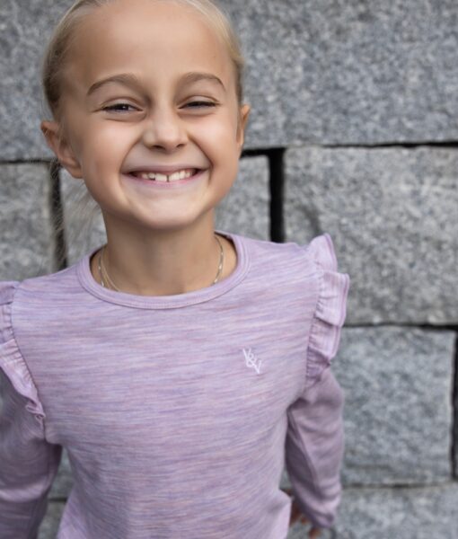 Vilje & Ve Dis genser ull/bambusviskose Lys Lilla