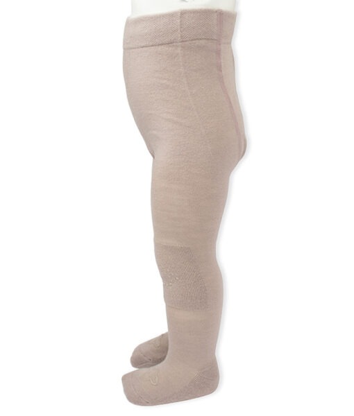 Lillelam ullstrømpebukse antiskli beige - Image 5