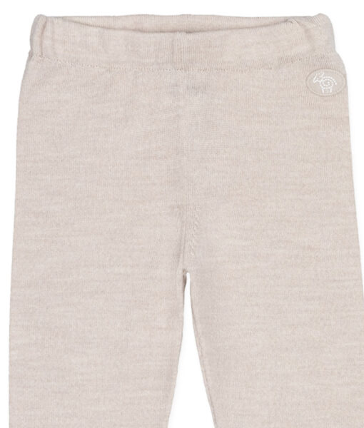 Lillelam classic tynn bukse i ull lys beige - Image 3