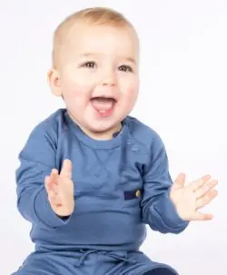 Vilje & Ve Bobby body ull/bambusviskose Blue
