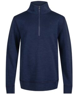 Vilje & Ve Alfie 1/2 zip genser ull/bambusviskose Classic Navy