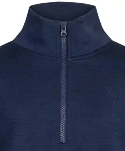 Alternative view of Vilje & Ve Alfie 1/2 zip genser ull/bambusviskose Classic Navy