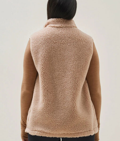 BOOB wool pile maternity vest beige - Image 2