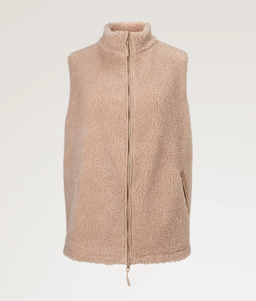 BOOB wool pile maternity vest beige - Image 4