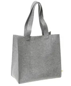Disana shopper bag i 100% økologisk resirkulert merinoull Grey