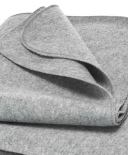 Disana ullpledd i 100% økologisk kokt merinoull Grey