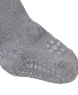Alternative view of GoBabyGo antiskli sokker i merinoull Grey Melange