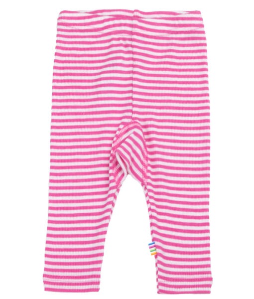 Joha longs i ull/silke striper Pink