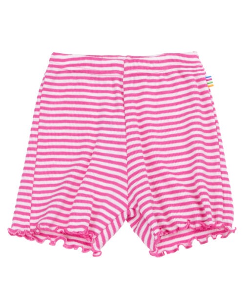 Joha shorts i ull/silke striper Pink