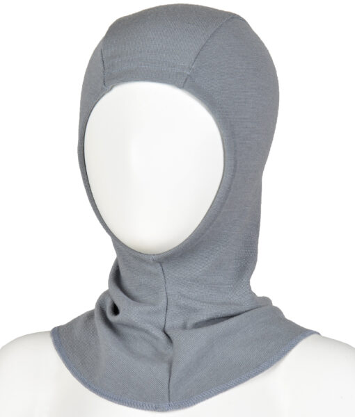 KIVAT myk balaclava i ull/silke grå