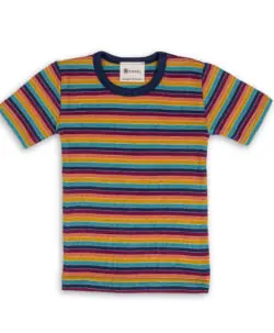Alternative view of Engel t-skjorte økologisk ull/silke Multicolor