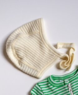Joha basic ull ribb babylue natur