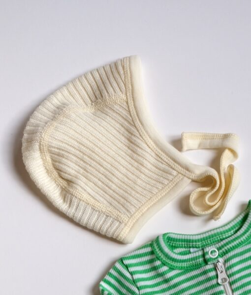 Joha basic ull ribb babylue natur
