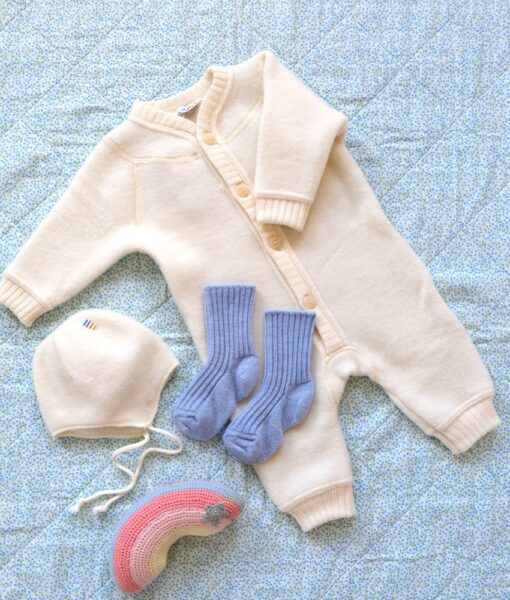 Joha basic ullfleecedress natur
